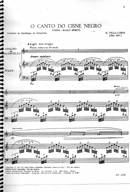 Complete Score and Violin Part (W123)