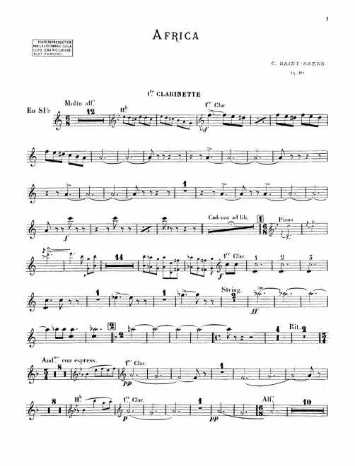 Clarinet 1, 2 (B)