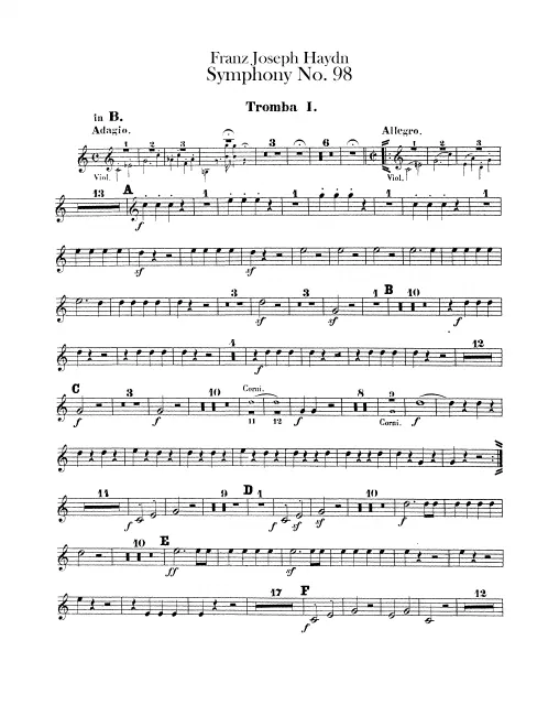 Trumpet 1, 2 (B)