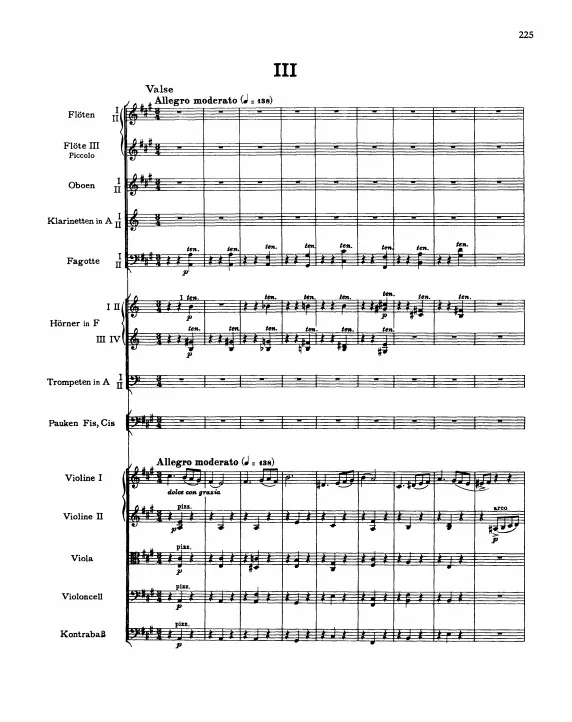3. Valse. Allegro moderato