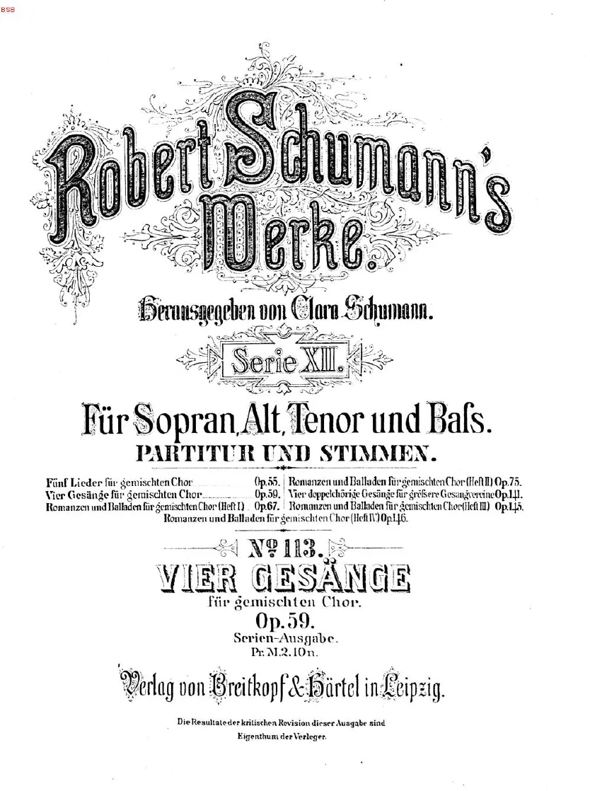 Complete Score (No.1–4)