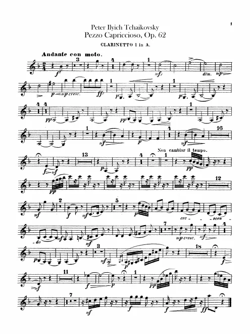 Clarinet 1, 2 (A)