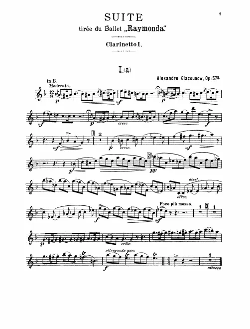 Clarinet 1, 2, 3 (B♭/A)