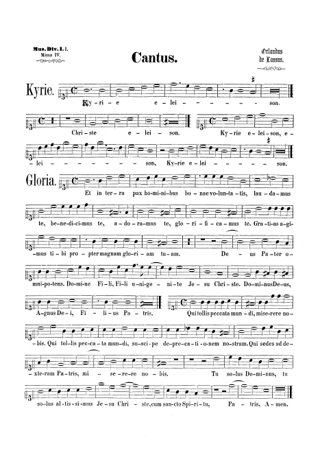 Cantus (monochrome)