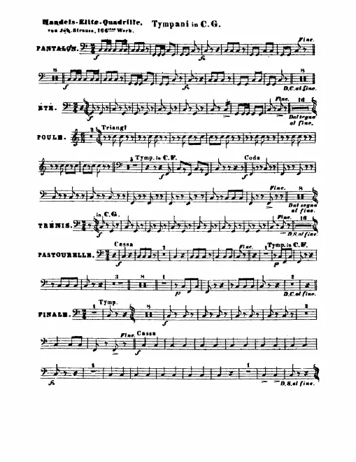 Timpani/Triangle/Bass Drum, Snare Drum