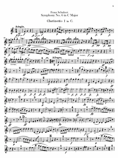 Clarinet 1, 2 (C)