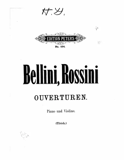 Piano score