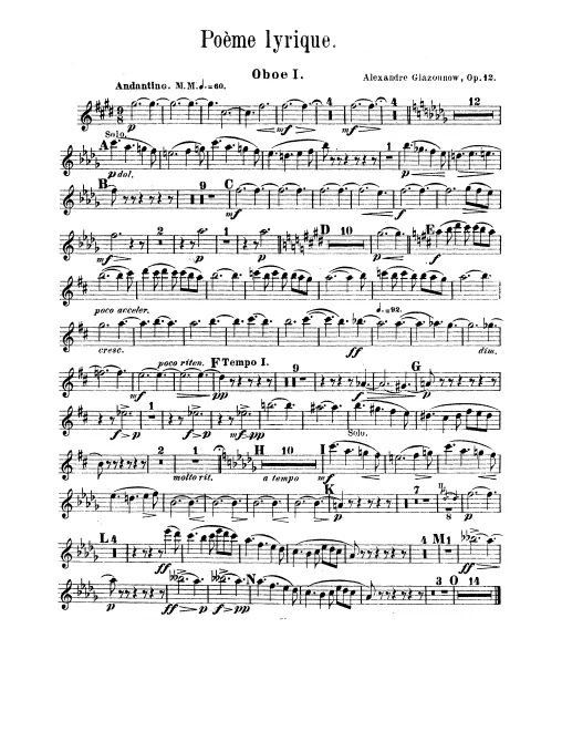 Oboe 1, 2