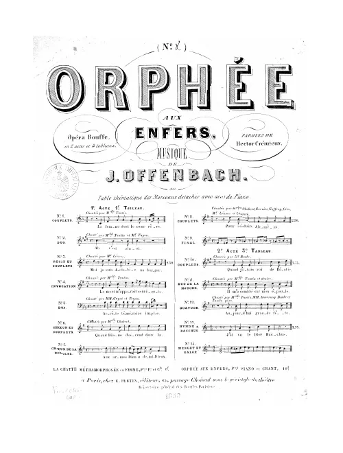 No.8, Rondo: Les métamorphoses de Jupiter (Act I, No.8), G major