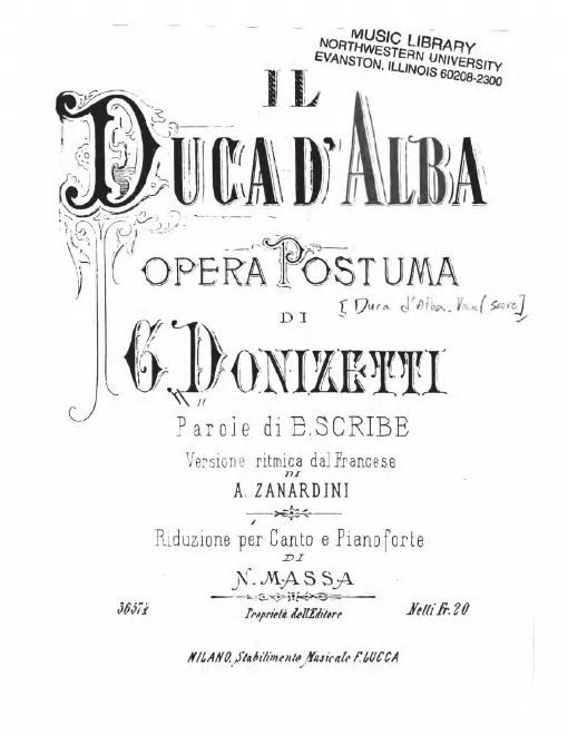 Vocal Score