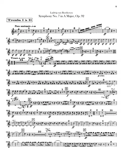 Trumpet 1, 2 (D)