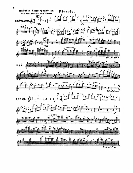 Piccolo, Flute