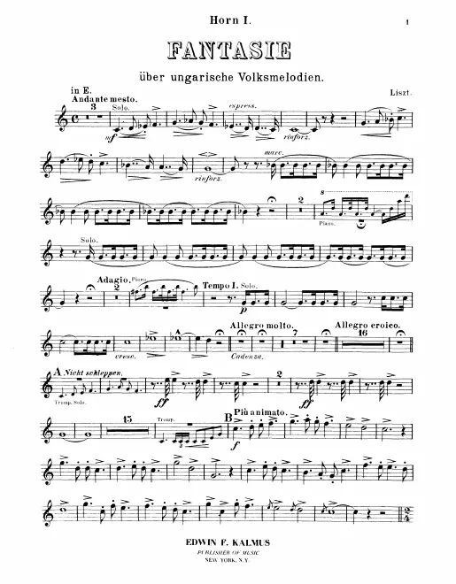 Horn 1, 2 (E/F)