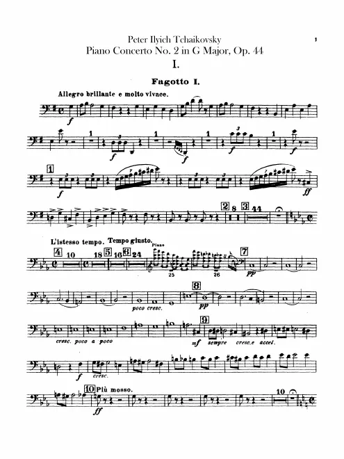 Bassoon 1, 2