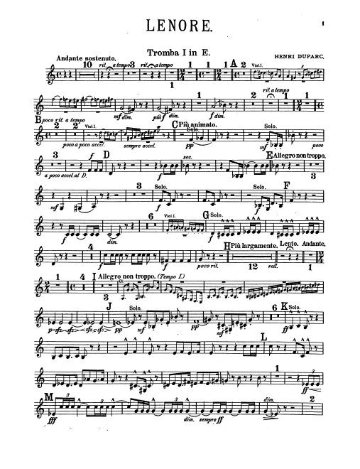 Trumpet 1, 2 (E)