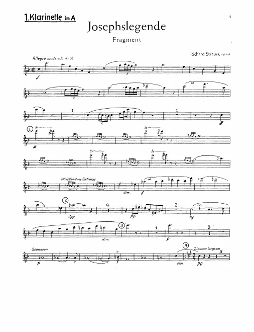 Clarinet 1, 2, Bass Clarinet (A)