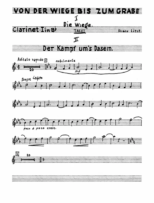 Clarinet 1, 2 (B)