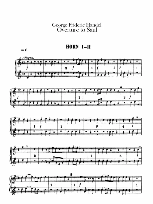 Horn 1/2 (in C)