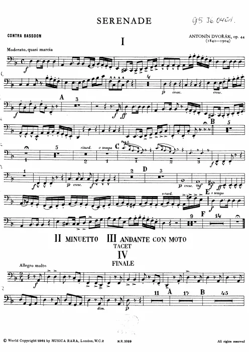 Contrabassoon (ad lib.)