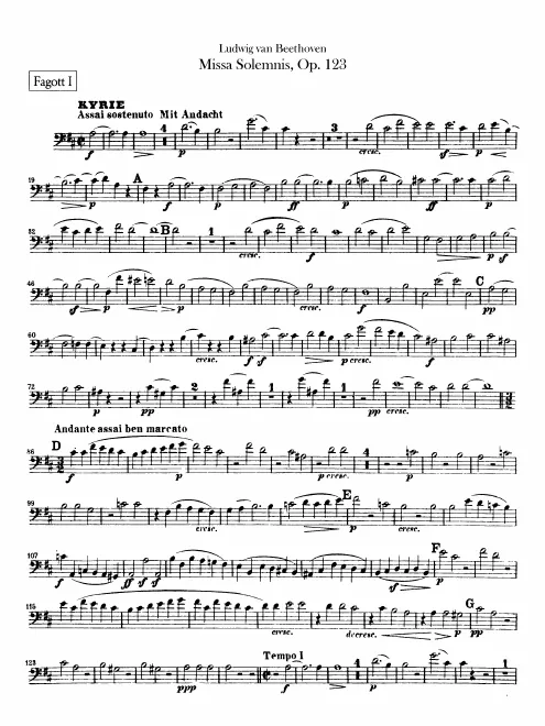 Bassoon 1, 2, Contrabassoon (ad lib.)