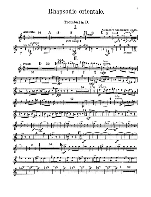 Trumpet 1, 2, 3 (B♭)
