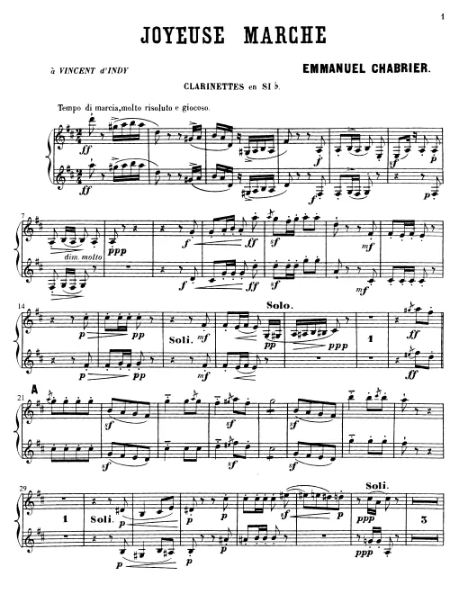 Clarinet 1/2 (B♭)