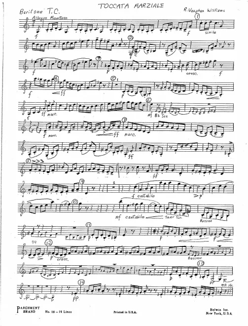 Baritone (Treble Clef)