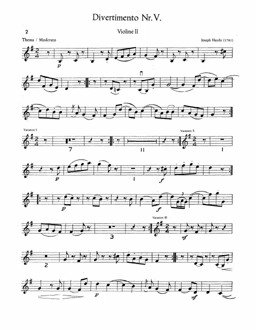 Violins II