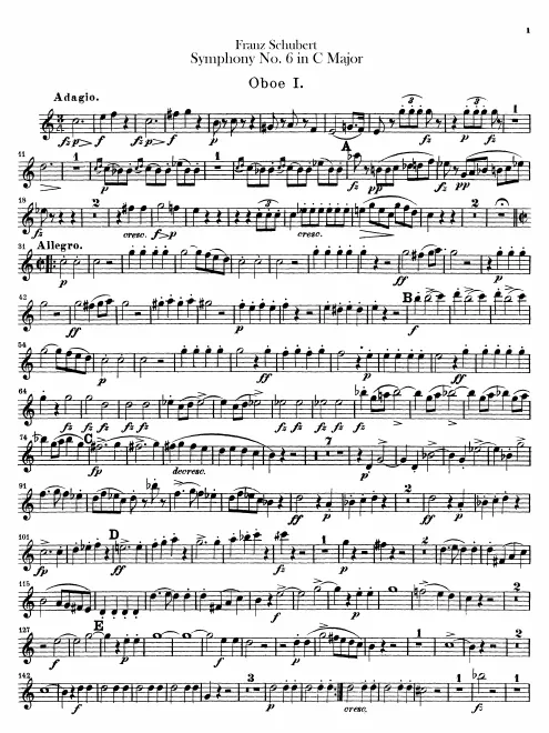 Oboe 1, 2
