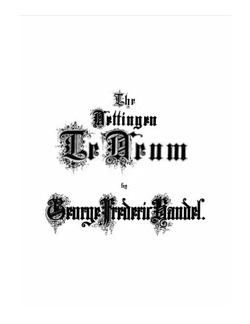 25. Dettinger Te Deum (1865)