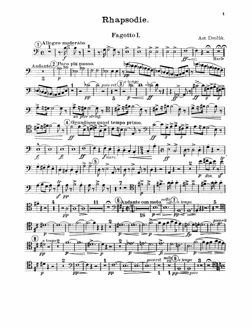 Bassoon 1, 2