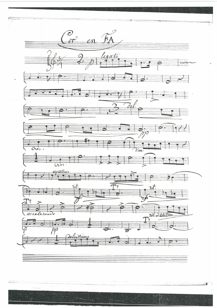 Horn solo (mono)