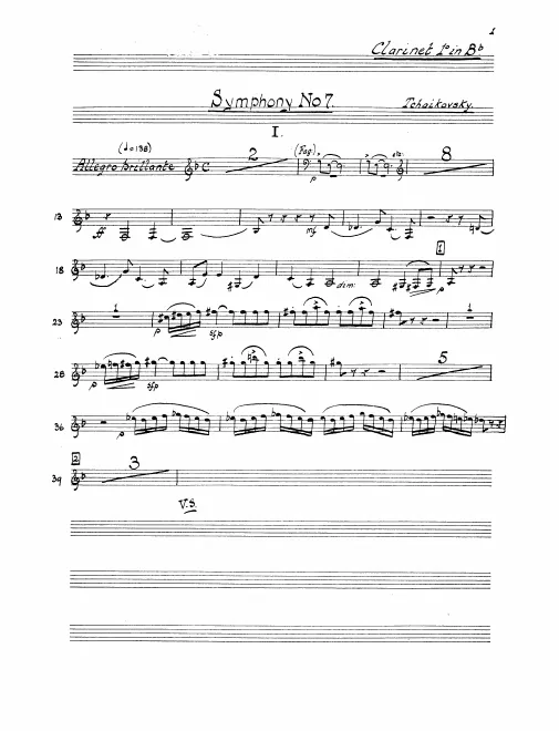 Clarinet 1, 2 (B)
