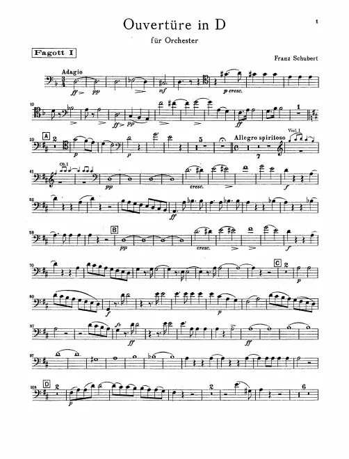 Bassoon 1, 2