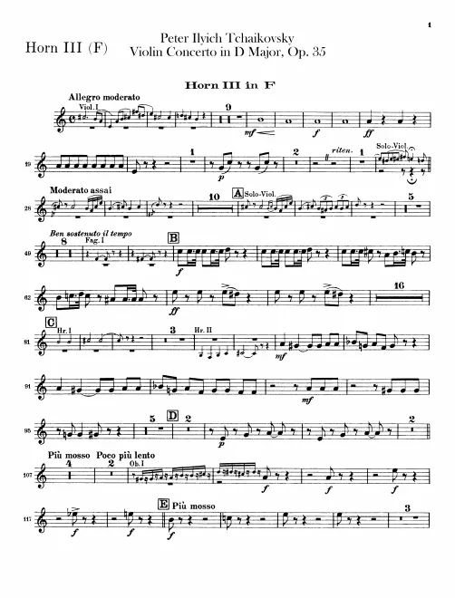 Horn 3, 4 (F)