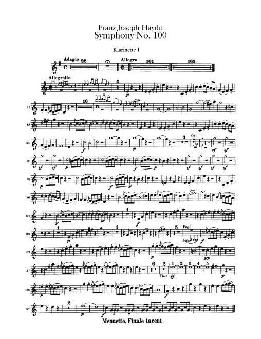 Clarinet 1, 2 (C)