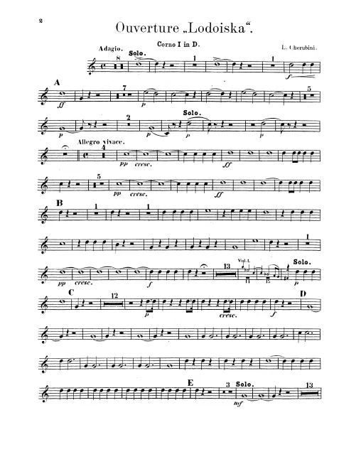 Horn 1, 2 (D)