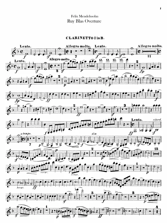 Clarinet 1, 2 (B)