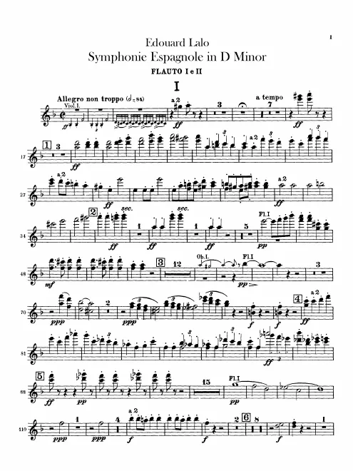 Flute 1/2, Piccolo