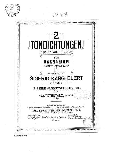 1. Eine Jagdnovelette