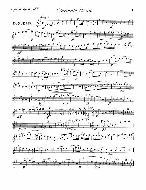 Clarinet 1, 2 (B)