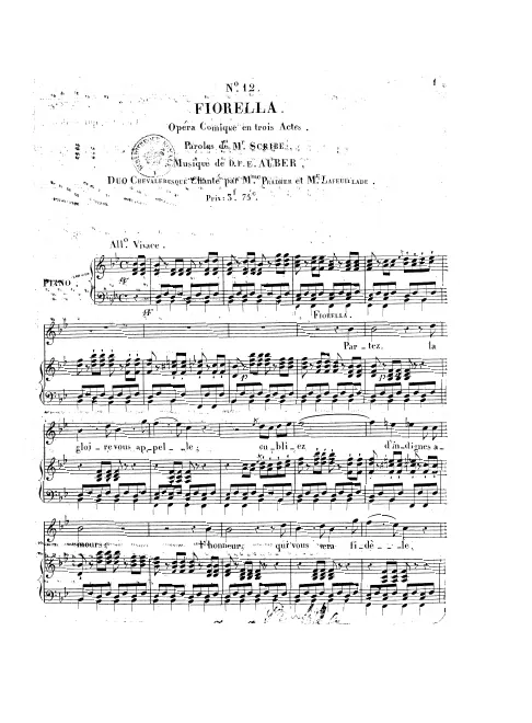 No.12, Duo chevaleresque: "Partez, la gloire vous appelle" (Act III, No.11)