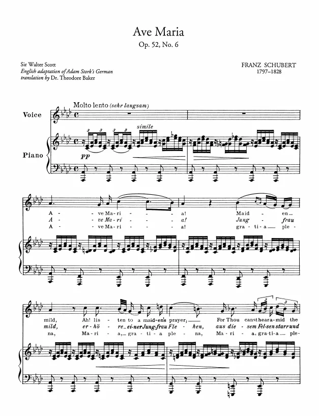 Complete Score (medium voice, in )