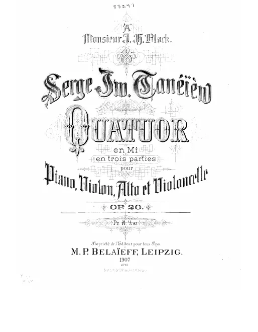 Piano Score