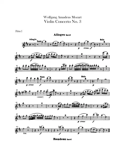 Flute 1, 2
