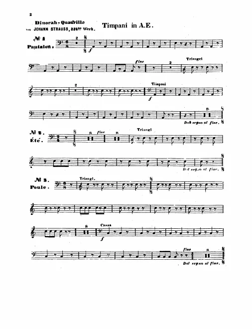 Timpani/Triangle/Bass Drum/Bells, Snare Drum