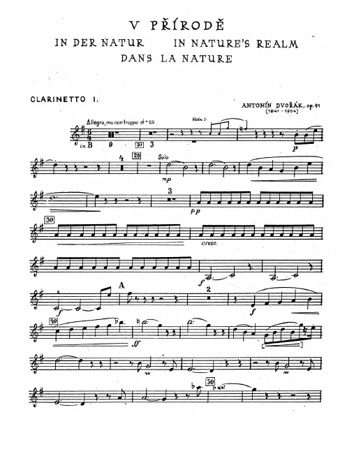Clarinet 1, 2, Bass Clarinet (B)
