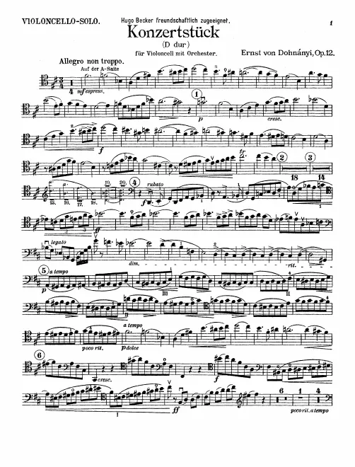 Solo Cello