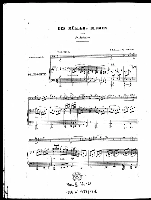 18. Des Müllers Blumen