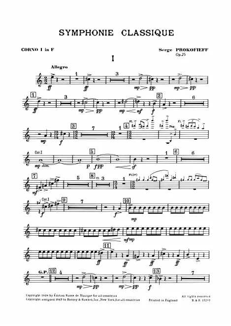 Horn 1 (F)
